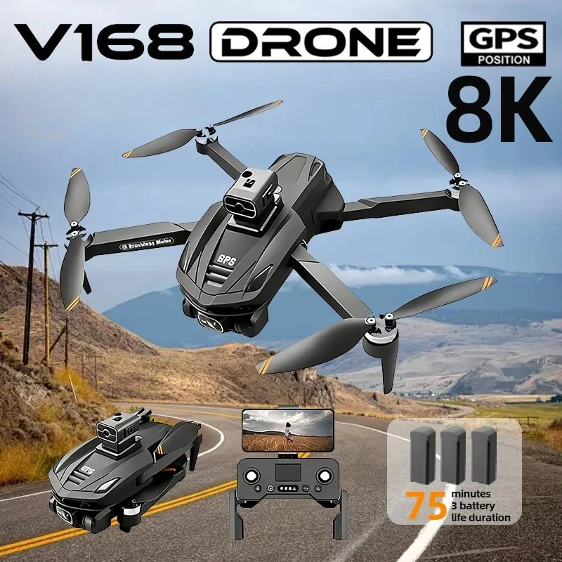 Drone Top Rc - Oryginalny dron GPS V168 z profesjonalną