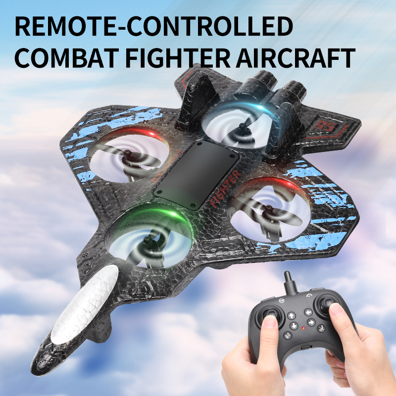 Drone Aircraft Jjrc - Model samolotu z kolorowymi światłami LED,