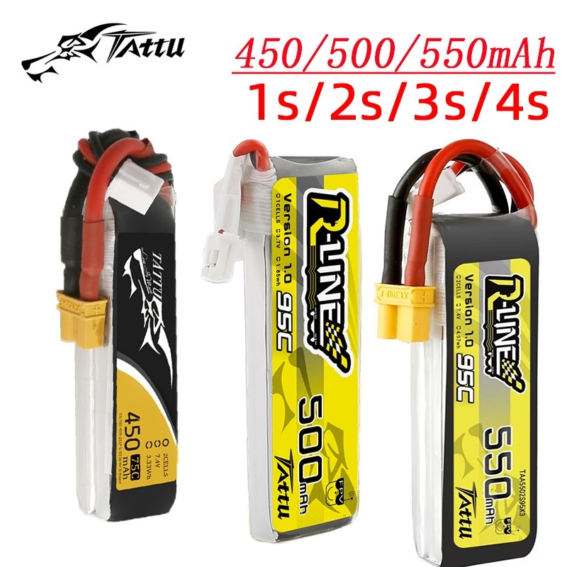 Drone Lipo Battery - 3 sztuk nowy TATTU 450/500/550mAh 75/95C