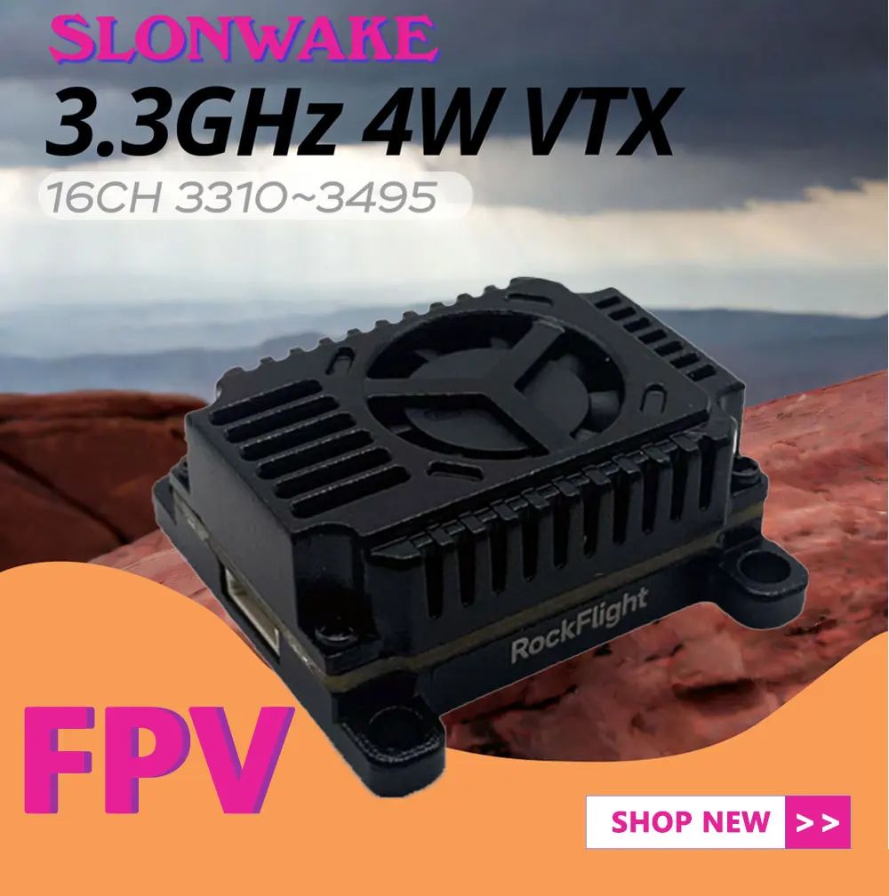 SLONWAKE FPV 3.3G 16CH 4000mW  – Drone With Rc Controller recenzja i cena