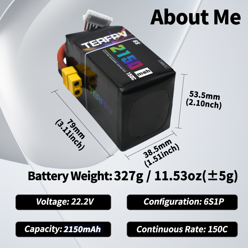 Akumulator Lipo TERFPV 6S 22.2 – Drone Lipo Battery recenzja i cena