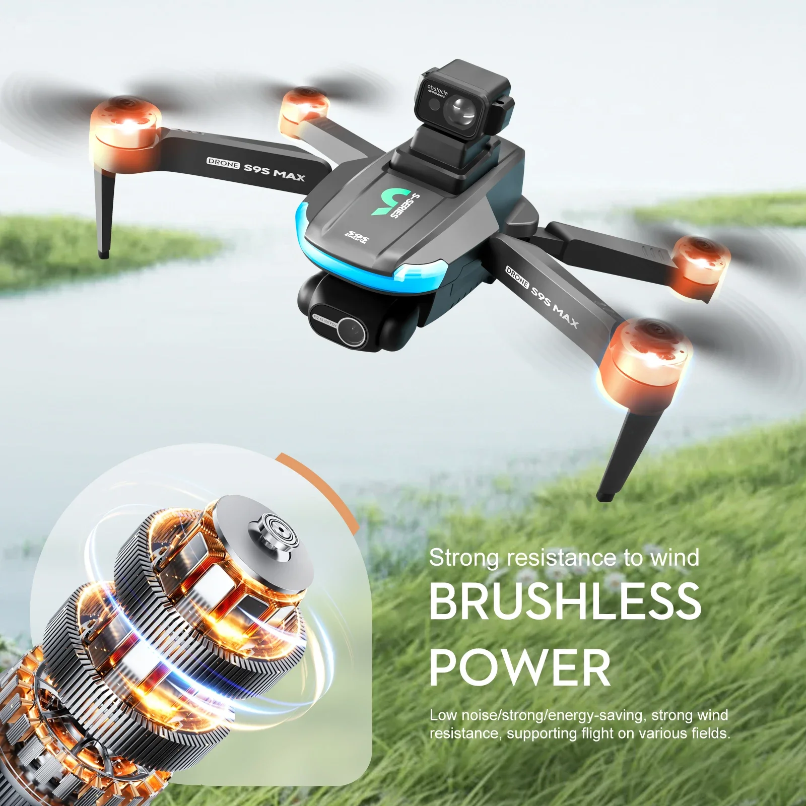 NOWOŚĆ S9S MAX MINI Drone 4K 2 – Gps Module Drone recenzja i cena