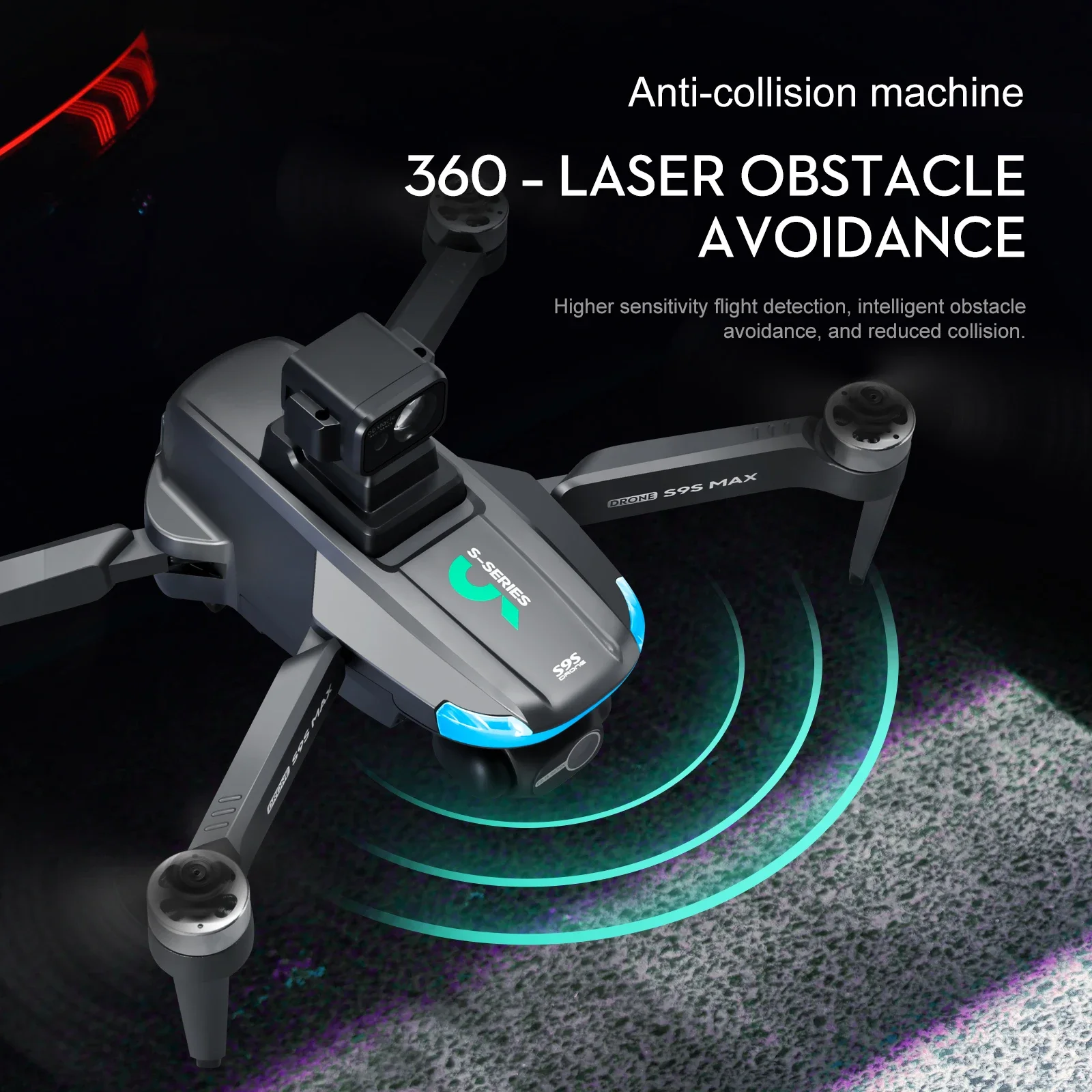 NOWOŚĆ S9S MAX MINI Drone 4K 2 – Gps Module Drone recenzja i cena