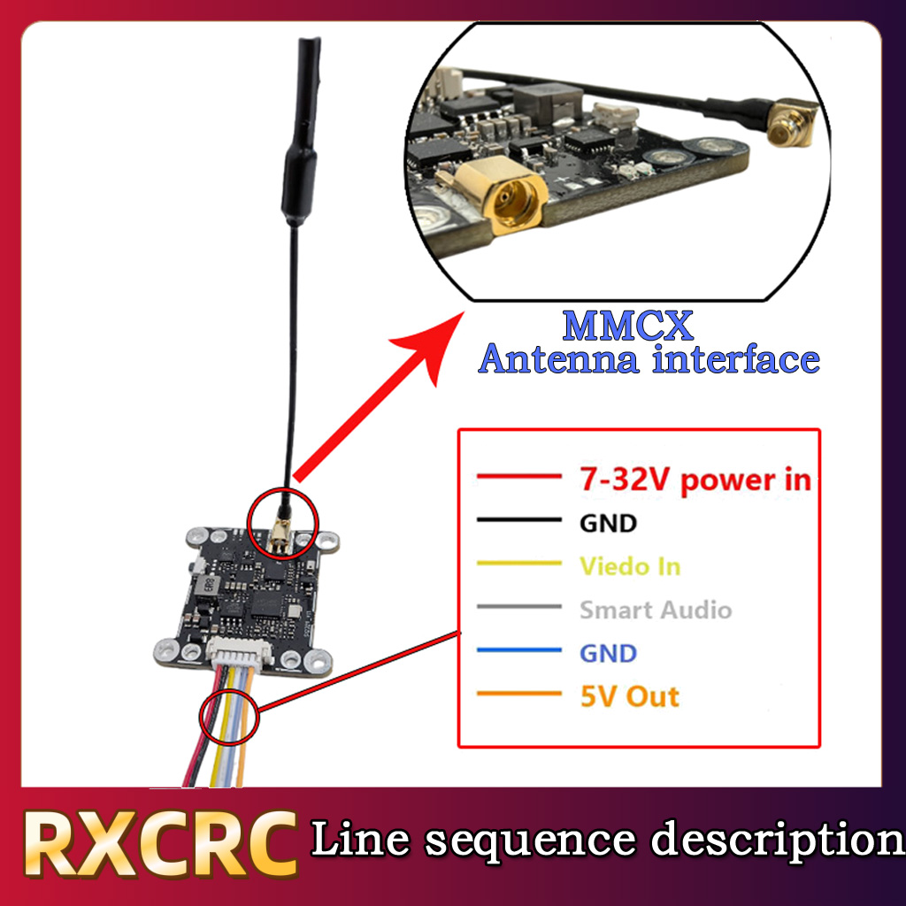 Moduł RXCRC 5.8G 48CH 1.6W VTX – Drone With Rc Controller recenzja i cena