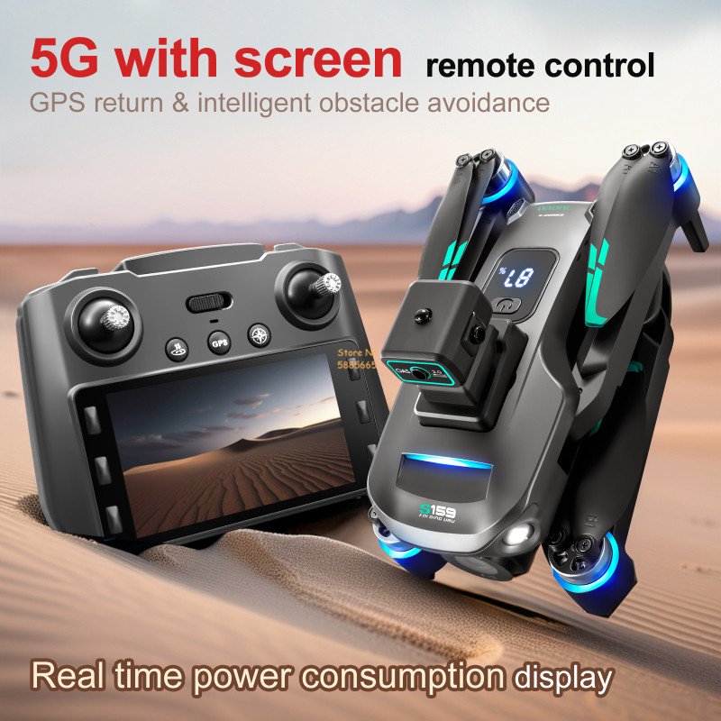 Podwójna kamera 8K 5G WIFI FPV – Gps Module Drone recenzja i cena