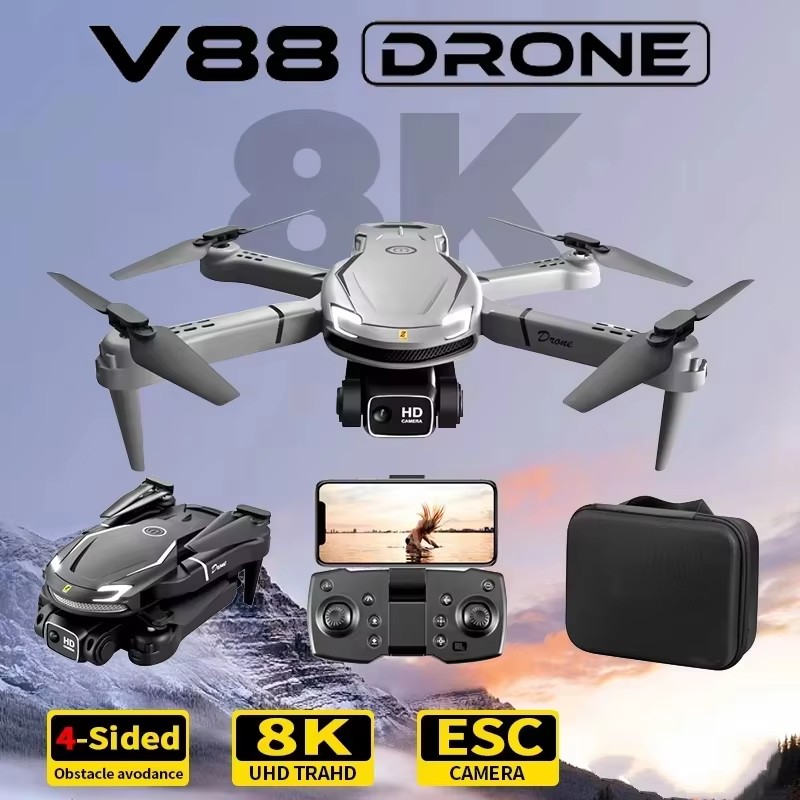 Nowy dron V88 8K z podwójną ka – Drone Top Rc recenzja i cena