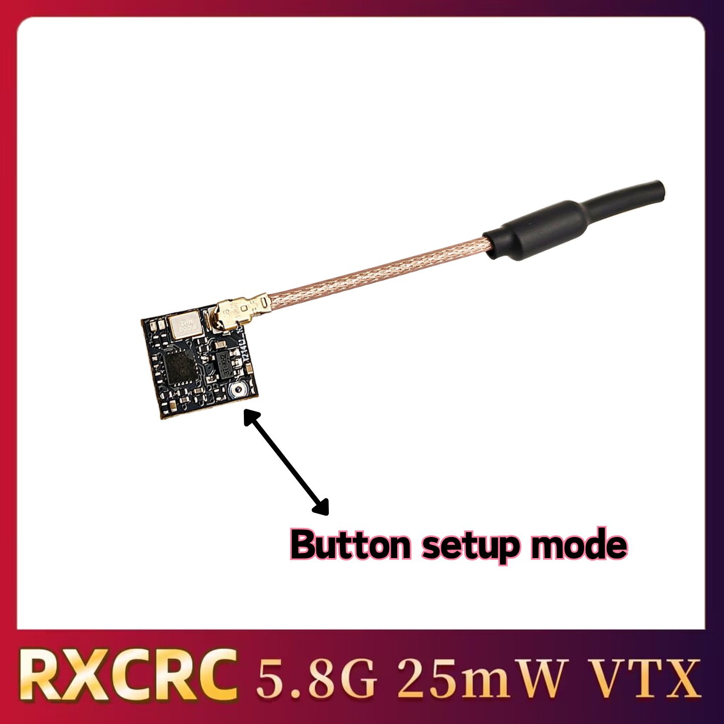 RXCRC 5.8GHz 48CH FPV 25mW Ana – Drone With Rc Controller recenzja i cena