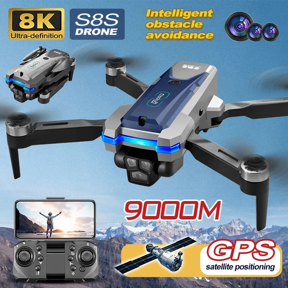 S8S GPS Drone 5G Wifi 8K HD Du – Gps Module Drone recenzja i cena
